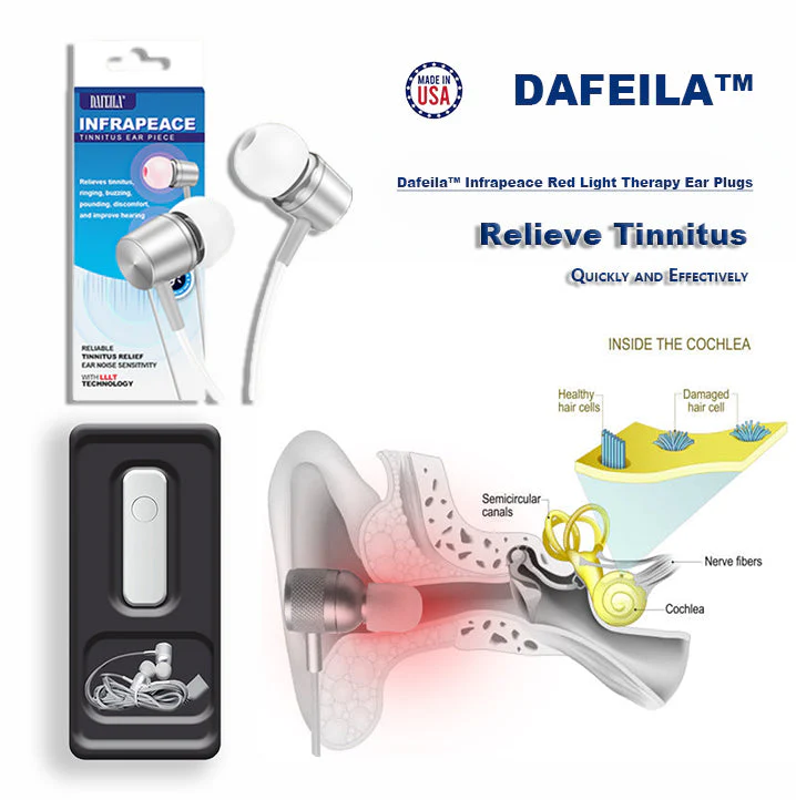 INFRAPEACE -Red Light Therapy Ear Plugs