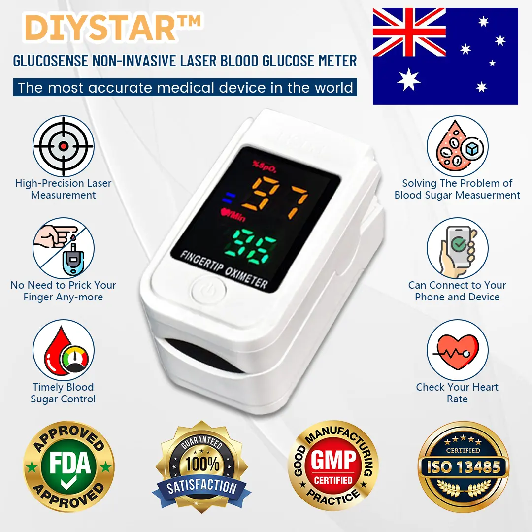 GlucoSense Non-Invasive Laser Blood Glucose Meter