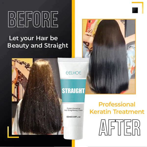 Eelhoe straight Kopie der Keratin Correcting Hair Straightening Cream - Image 4