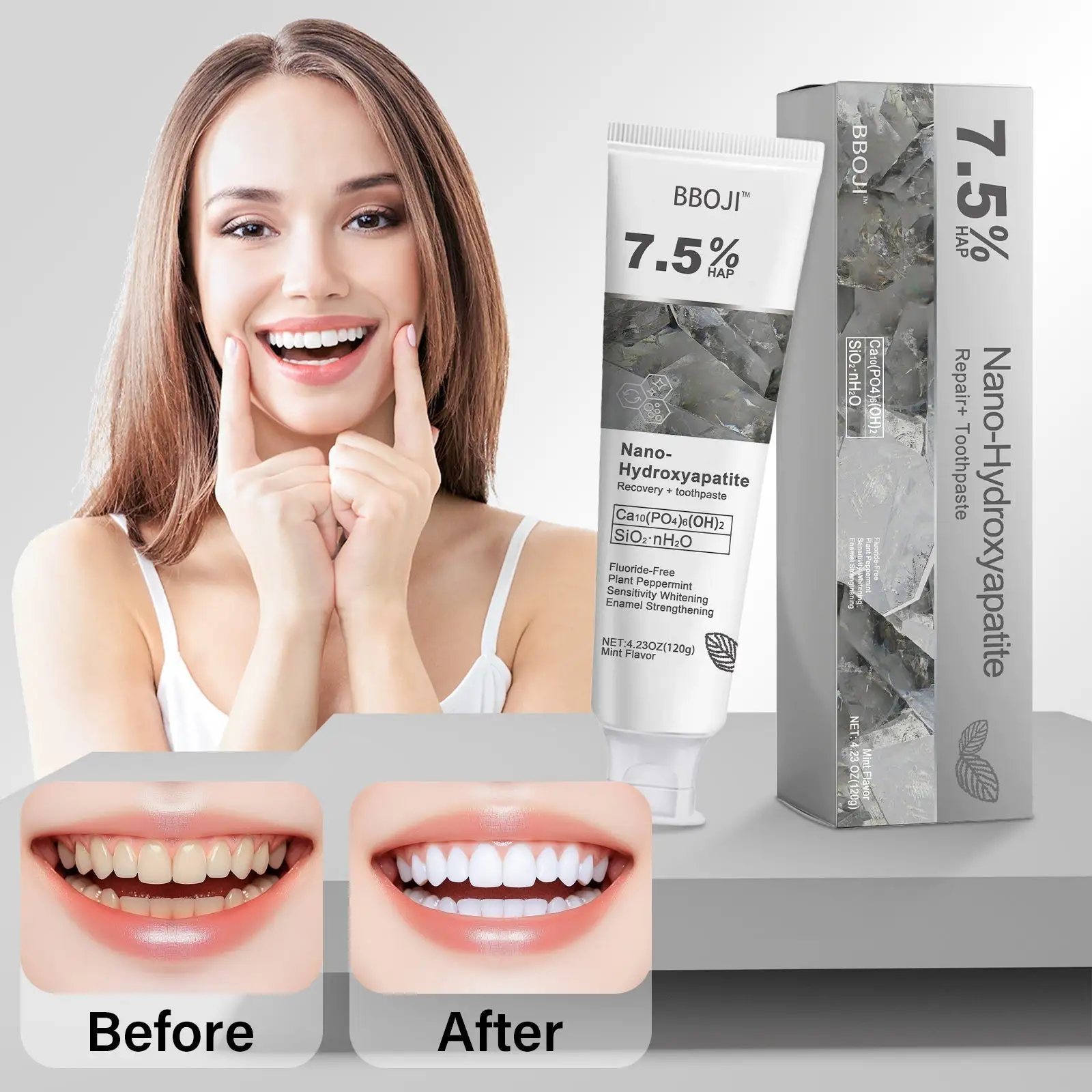 Fluoride-Free Hydroxyapatite Toothpaste - Image 8