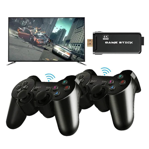 Gamestick Retro 4K mit 2 Wireless Controllern 10.000 Spiele - Image 3