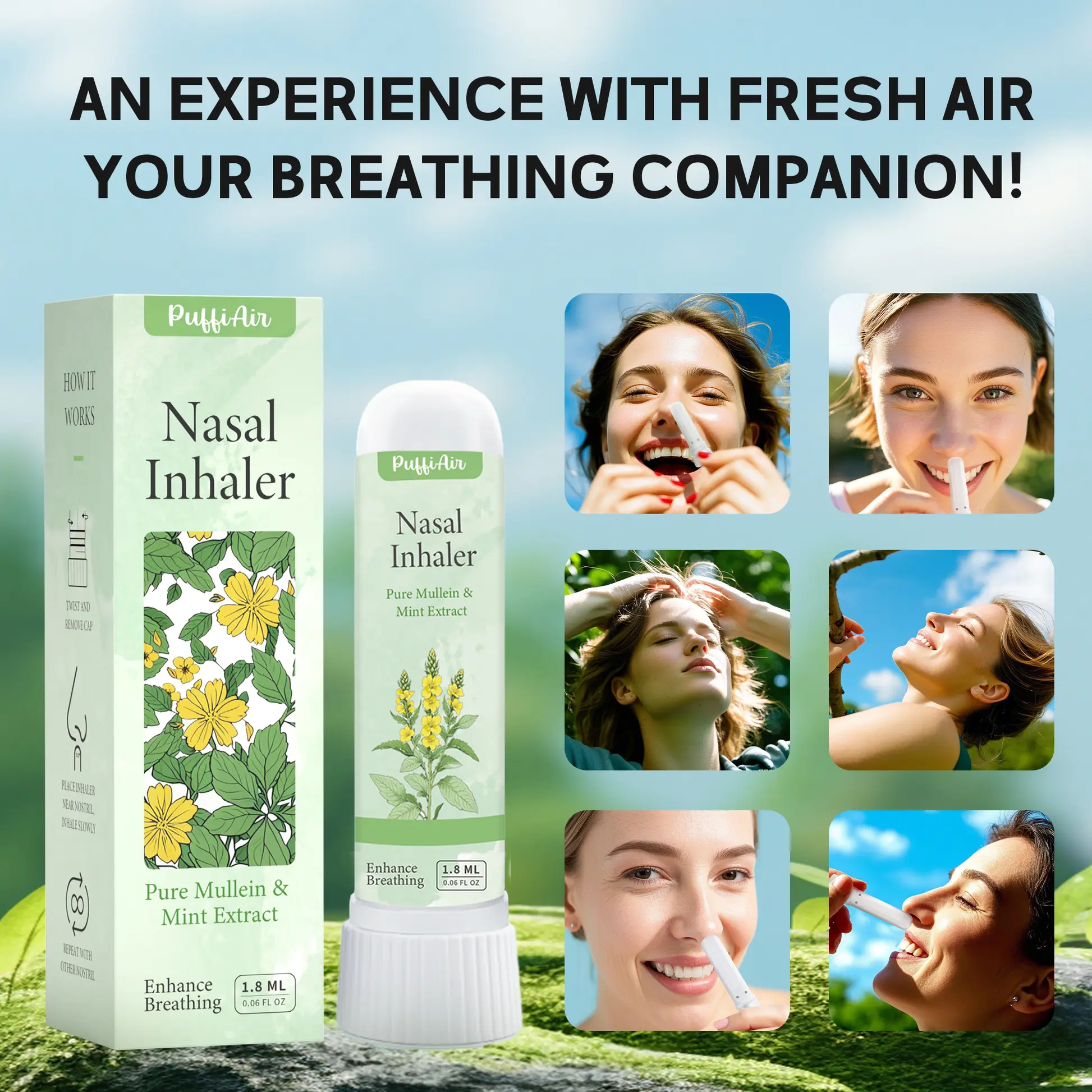 Mullein Diffuser & Nasal Inhaler Set - Image 9