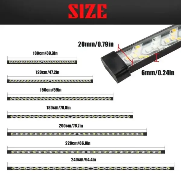 60-Inch LED Light Bar Strip for Epic Nights - Image 21