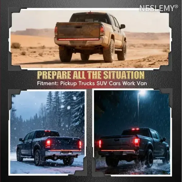 60-Inch LED Light Bar Strip for Epic Nights - Image 3