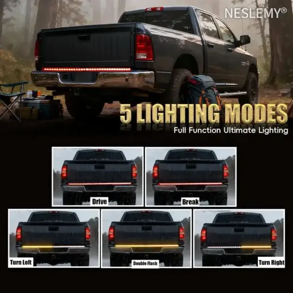 60-Inch LED Light Bar Strip for Epic Nights - Image 4