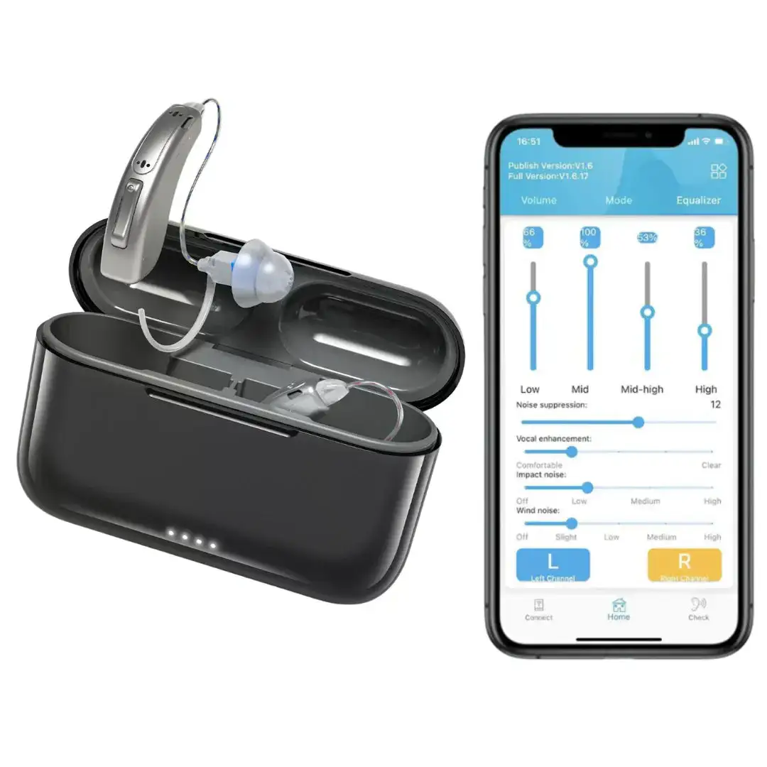 Smart, Self-Fitting Bluetooth Hearing Aids (App Controlled) - Image 2