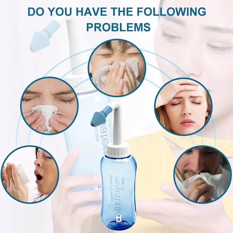Neti Pot Bottle Nasal Rinse Nose Washer - Image 3