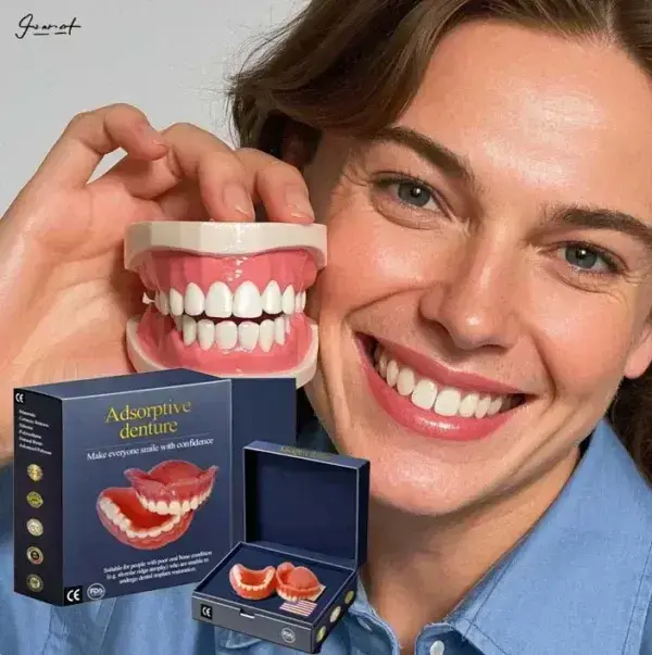 Adhesive teeth (upper and lower)
