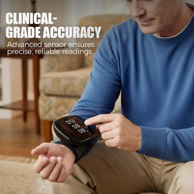 -Portable and Accurate Wrist Blood Pressure Monitor - Image 2