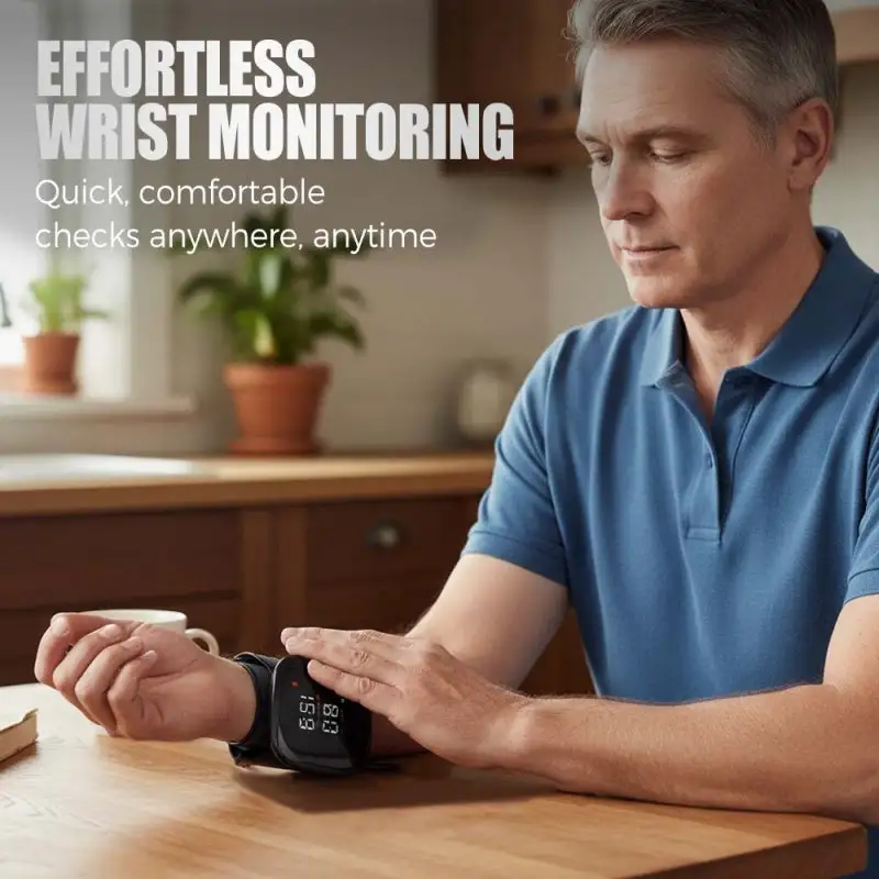 -Portable and Accurate Wrist Blood Pressure Monitor - Image 4