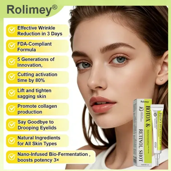 Botox & Vita-A Retinol Shot Tightening and Wrinkle-Reducing Cream - Image 2