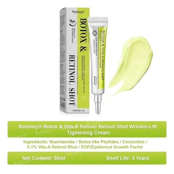 Botox & Vita-A Retinol Shot Tightening and Wrinkle-Reducing Cream - Image 16