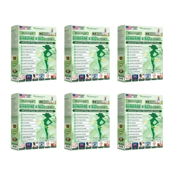 Moringa & Berberine 10-IN-1 Advanced Nano Microneedle Patch - Image 12