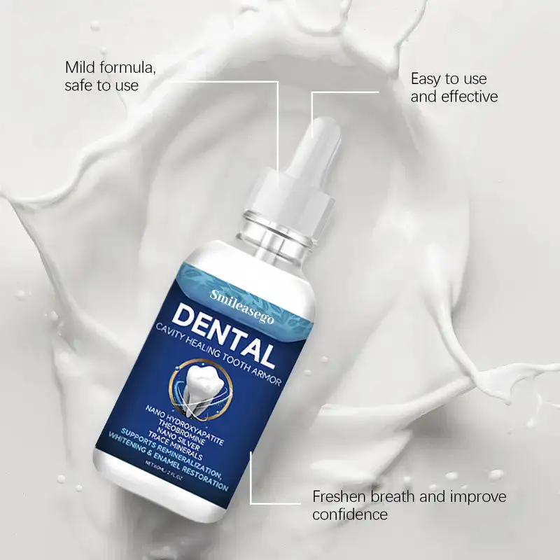 Smileasego Fluoride-Free Hydroxyapatite Tooth Armor Drops & Enamel Repair, Whitening - Image 10