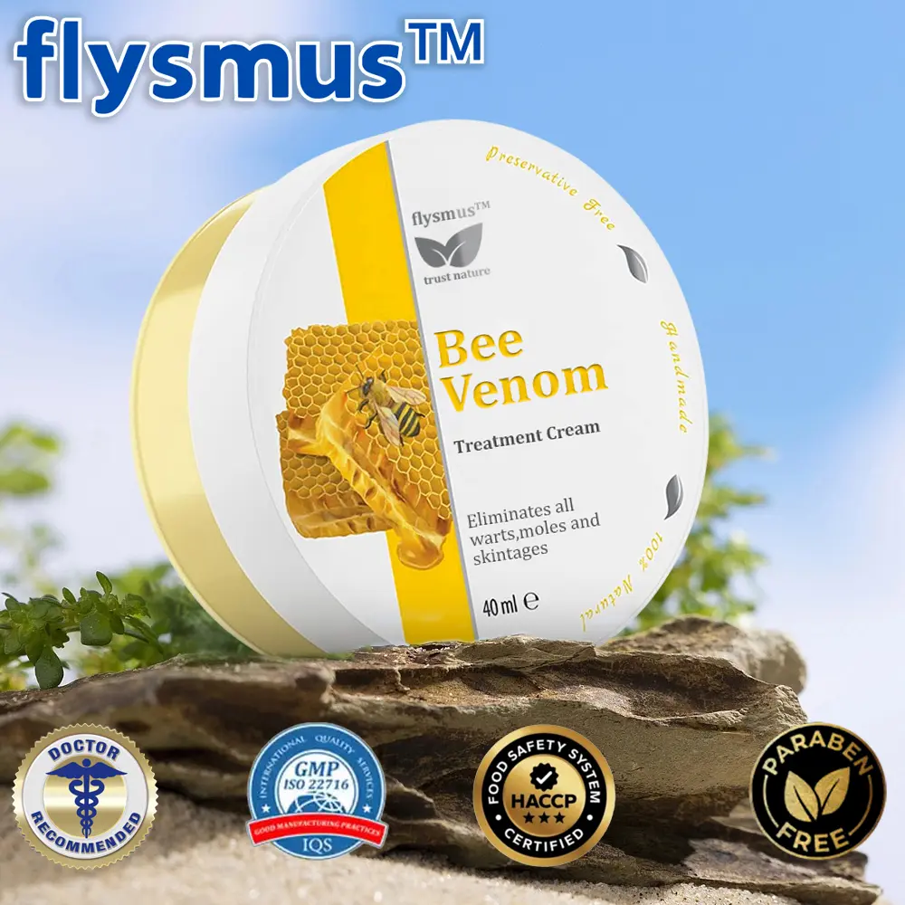 Bee Venom Treatment Cream🐝: Treat Eczema, Psoriasis, Acne, Rosacea, Fungal Infections, Warts