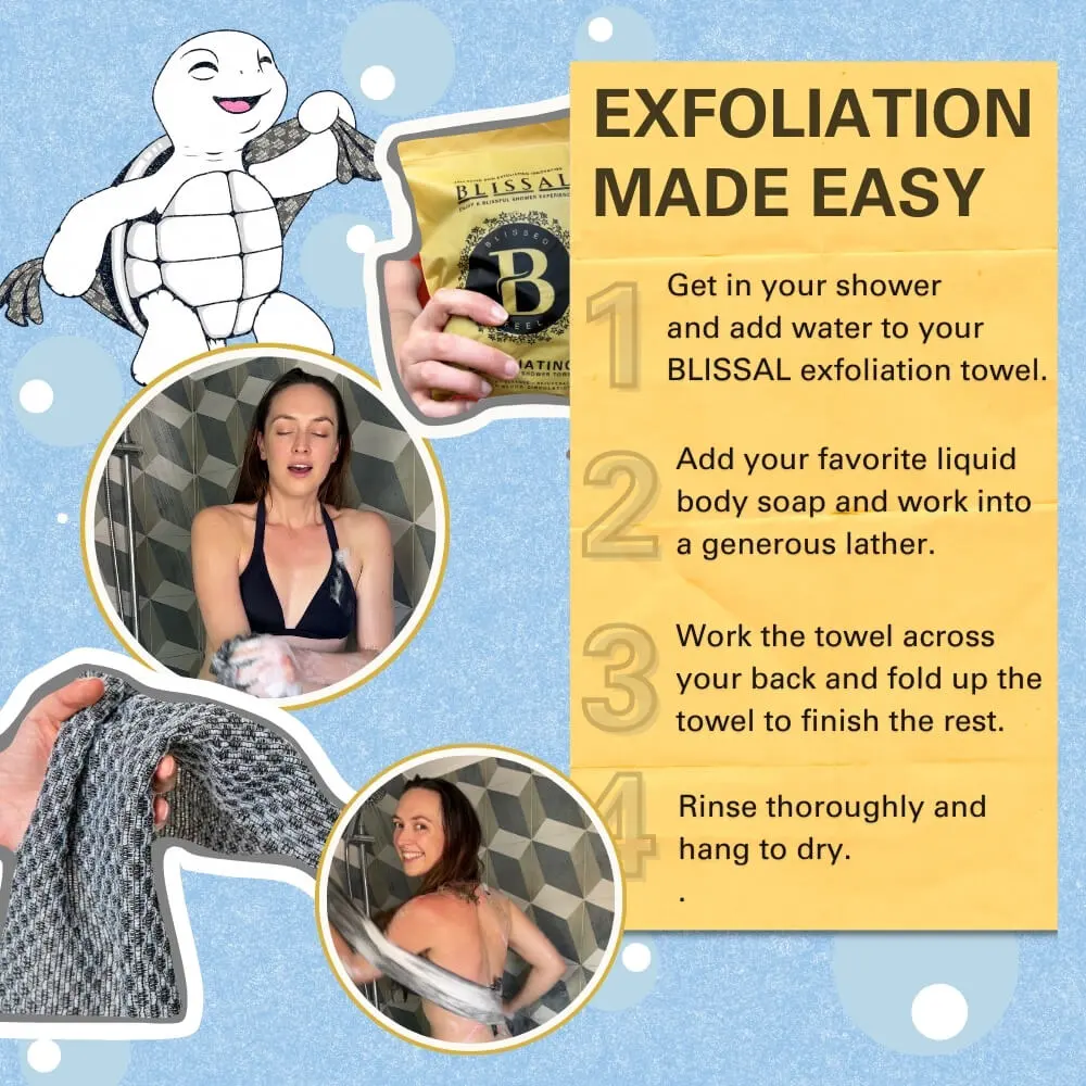 Exfoliating Antibacterial Shower Towel - Image 4