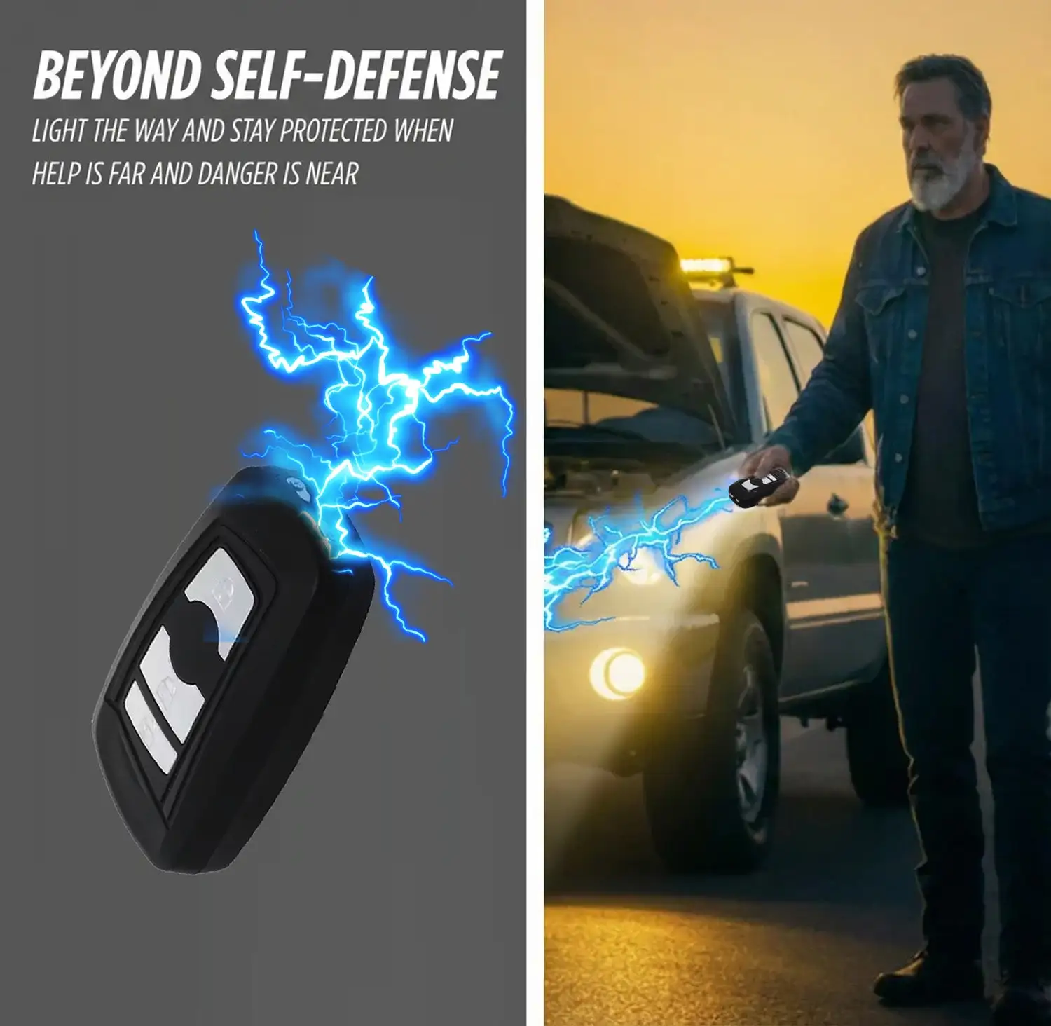 💥 2026 Hot Sale 75% OFF ️🔦 VoltKey Pro Stun Car Keychain ⚡ - Image 7