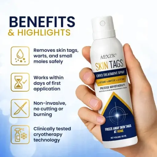 Skin Tag Cryo Treatment Spray Precision Cryo-Tech Freezes Away Skin Tags Warts in Seconds No Blades, No Pain - Image 7