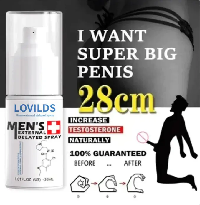 LOVILDS Men’s Long-Lasting and Stronger Delay Spray