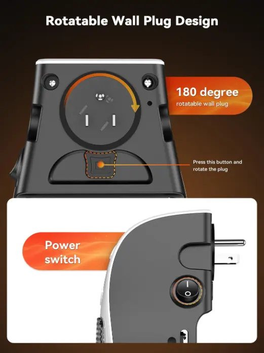 450 Watt Space Heater with LED Display - Image 8