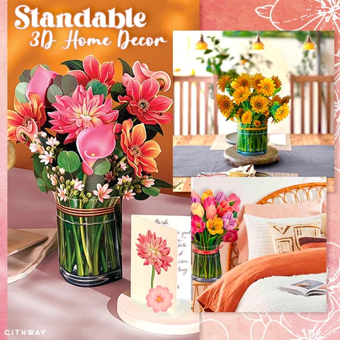 Mother's Day Pop-up Bouquet Card