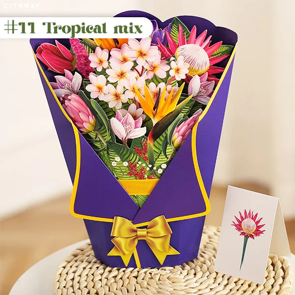 Mother's Day Pop-up Bouquet Card - Image 4