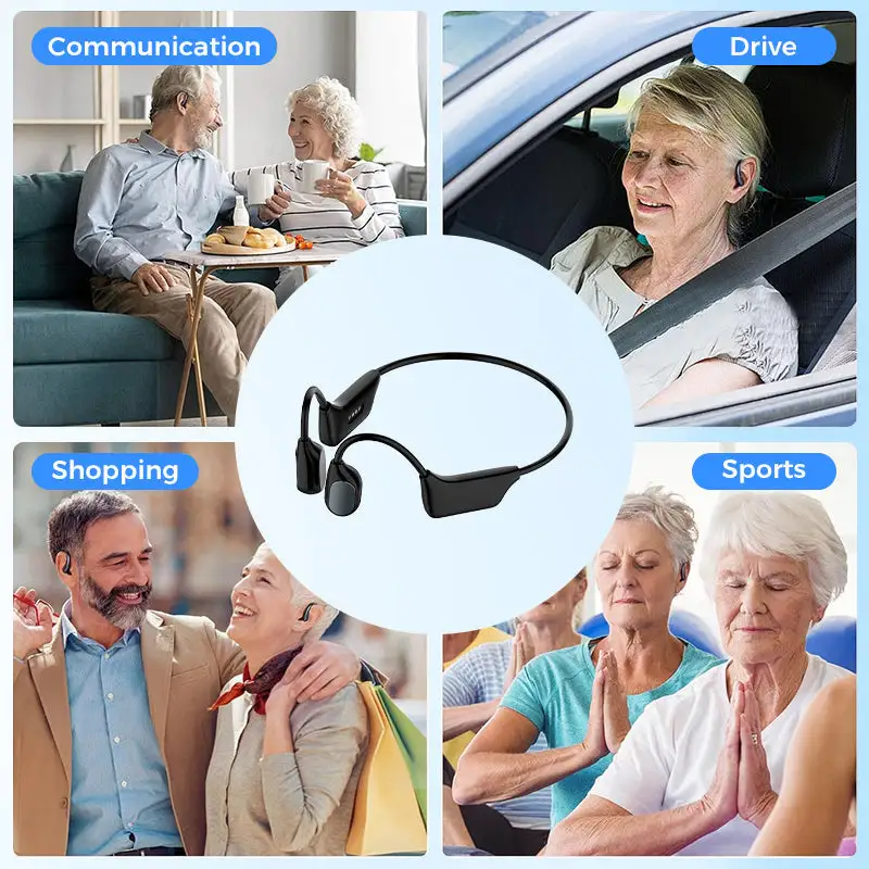 osseous conduction Ergonomic Bone-Vibration Clarity Earphones - Image 10