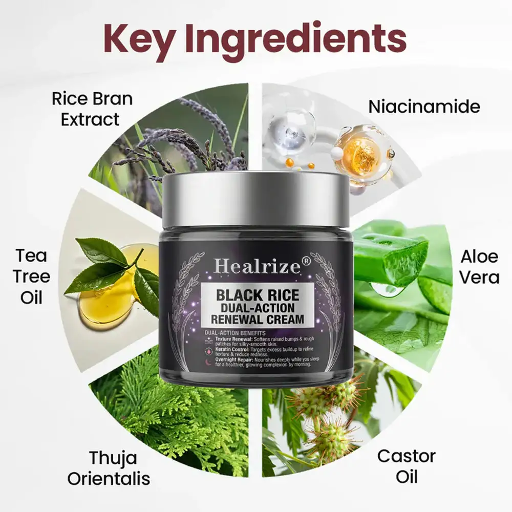 BLACK RICE DUAL-ACTION RENEWAL CREAM - Image 8