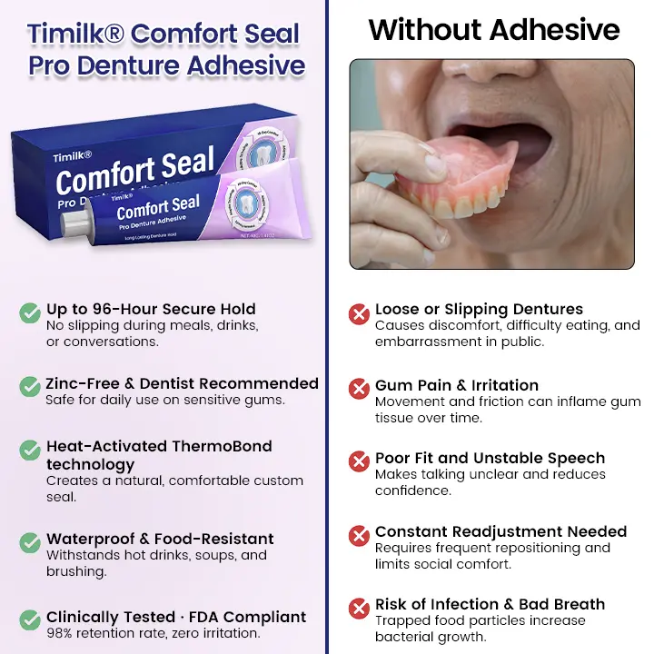 🔥 LIMITED SPECIAL OFFER 🔥 Comfort Seal Pro Denture Adhesive ❤️ - Image 6