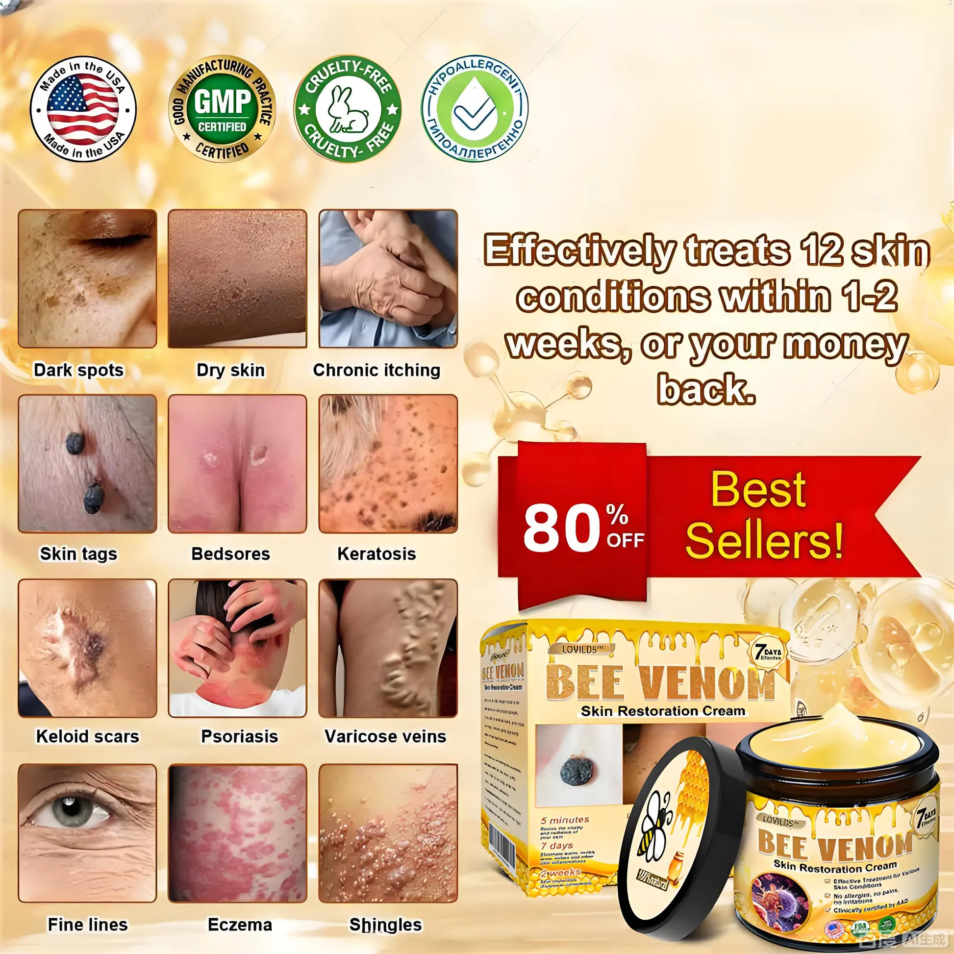 Bee Venom Skin Restoration Cream - Image 3