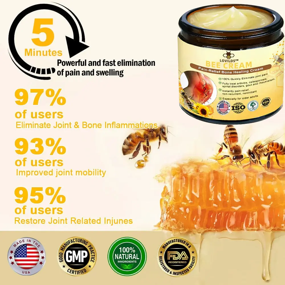 LOVILDS Bee poison Pain ArthritisTherapy Cream - Image 6
