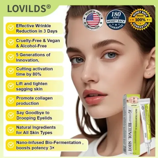 Skin Tightening Vita-A Retinol Retinol shot Anti-Wrinkle Firming Tightening cream – Last Day Promotion 70 OFF - Image 4