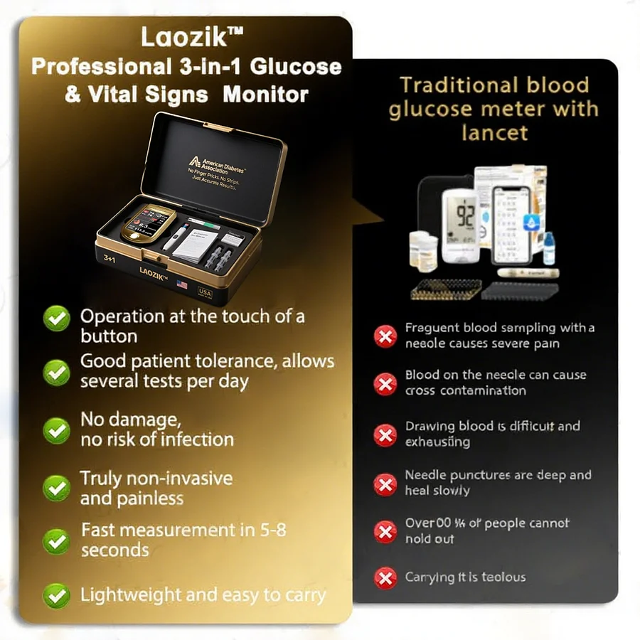 Professional 12in1 Glucose & Vital Signs Monitor - Image 3