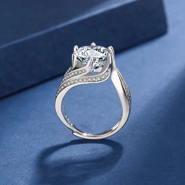 Moeva ™Magnetology Moissanite Diamond Ring - Image 6