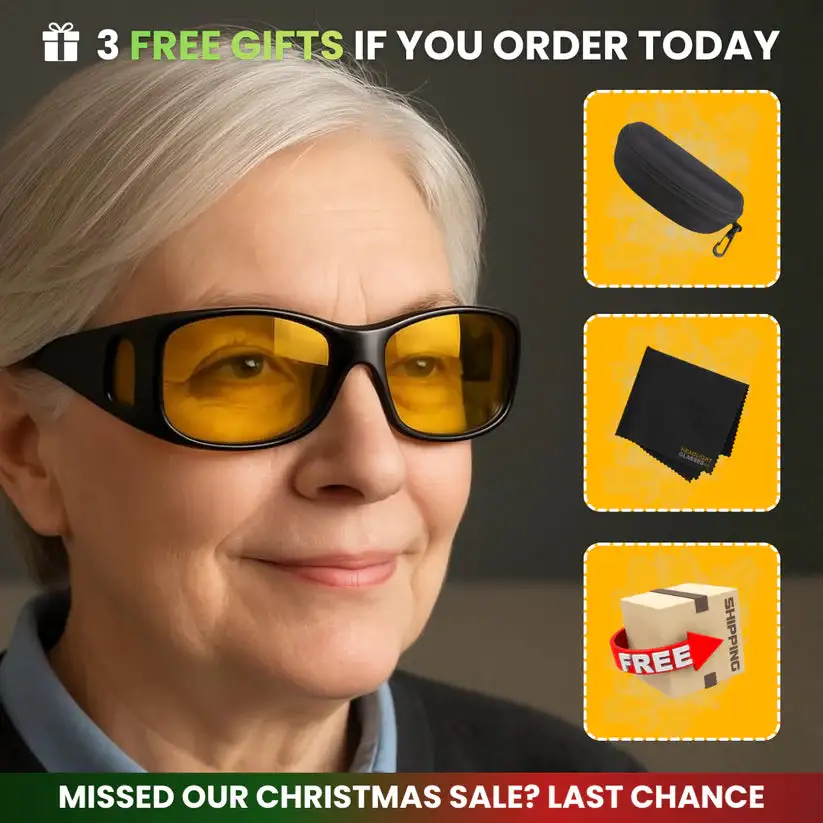 Fit Over Night Driving Glasses with GlareCut Technology - Image 2