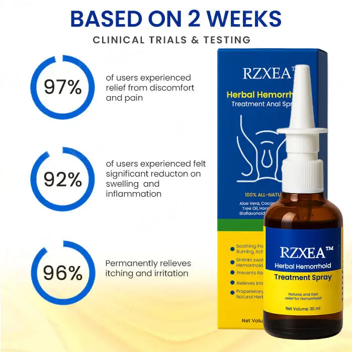🔥 Natural Hemorrhoid Relief - 50% OFF for 24 Hours! | Herbal Hemorrhoid Treatment Anal Spray - Image 2