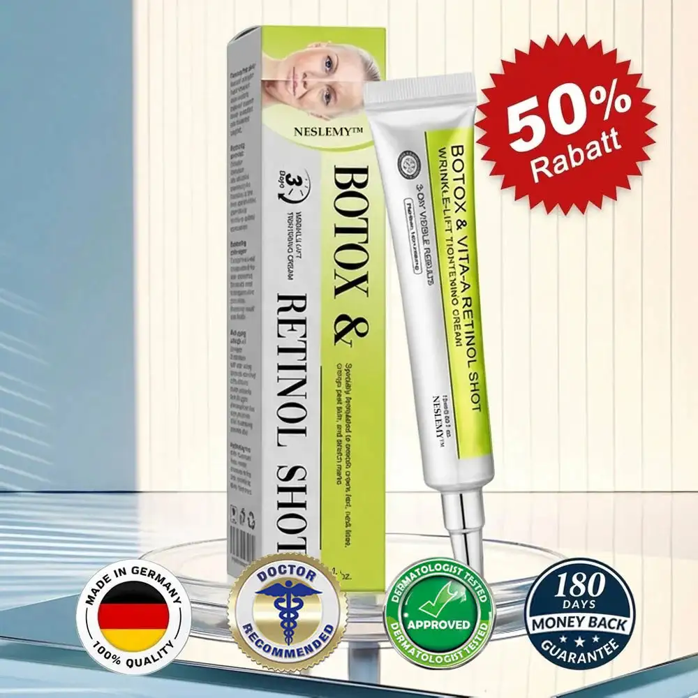 NESLEMY ™ Botox & Vita-A Retinol Shot Wrinkle Lift Firming Cream
