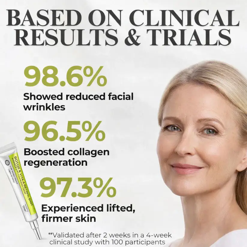 👏🌿Proudly Made in the Advanced Peptide Botox-Style + Vita-A Retinol Lifting Renewal Cream - Image 12