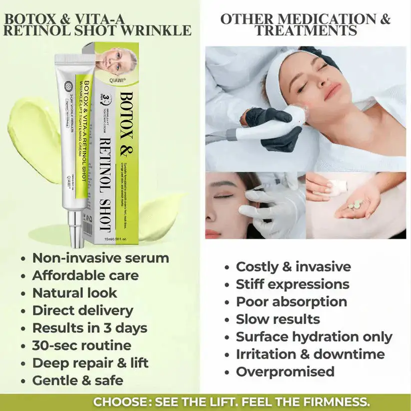 👏🌿Proudly Made in the Advanced Peptide Botox-Style + Vita-A Retinol Lifting Renewal Cream - Image 3
