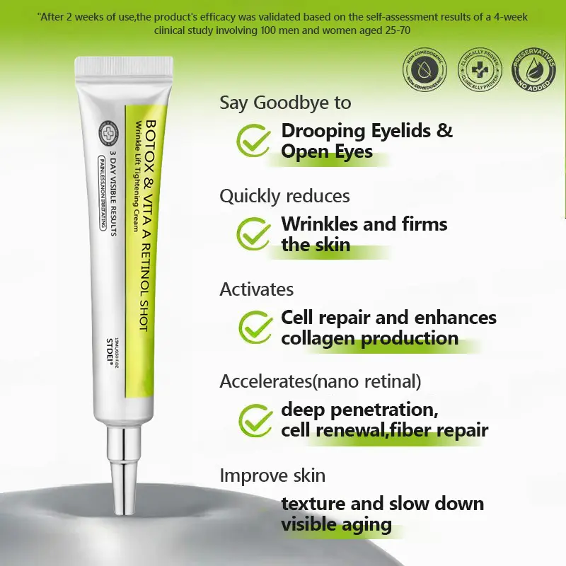 BOTOX & VITA A RETINOL SHOT Wrinkle Lift Tightening Cream - Image 46