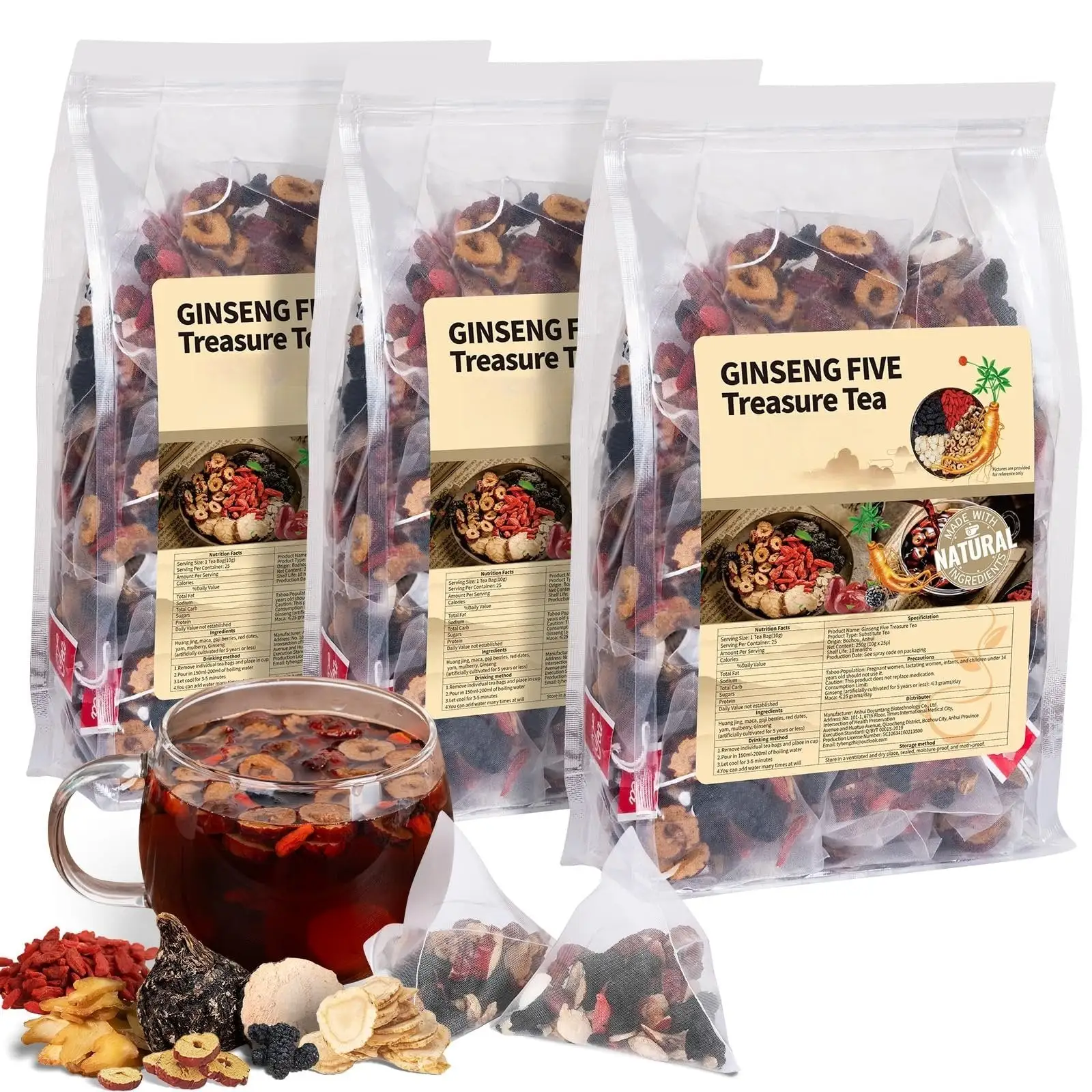 Ginseng & Mulberry Herbal Tea - Image 8