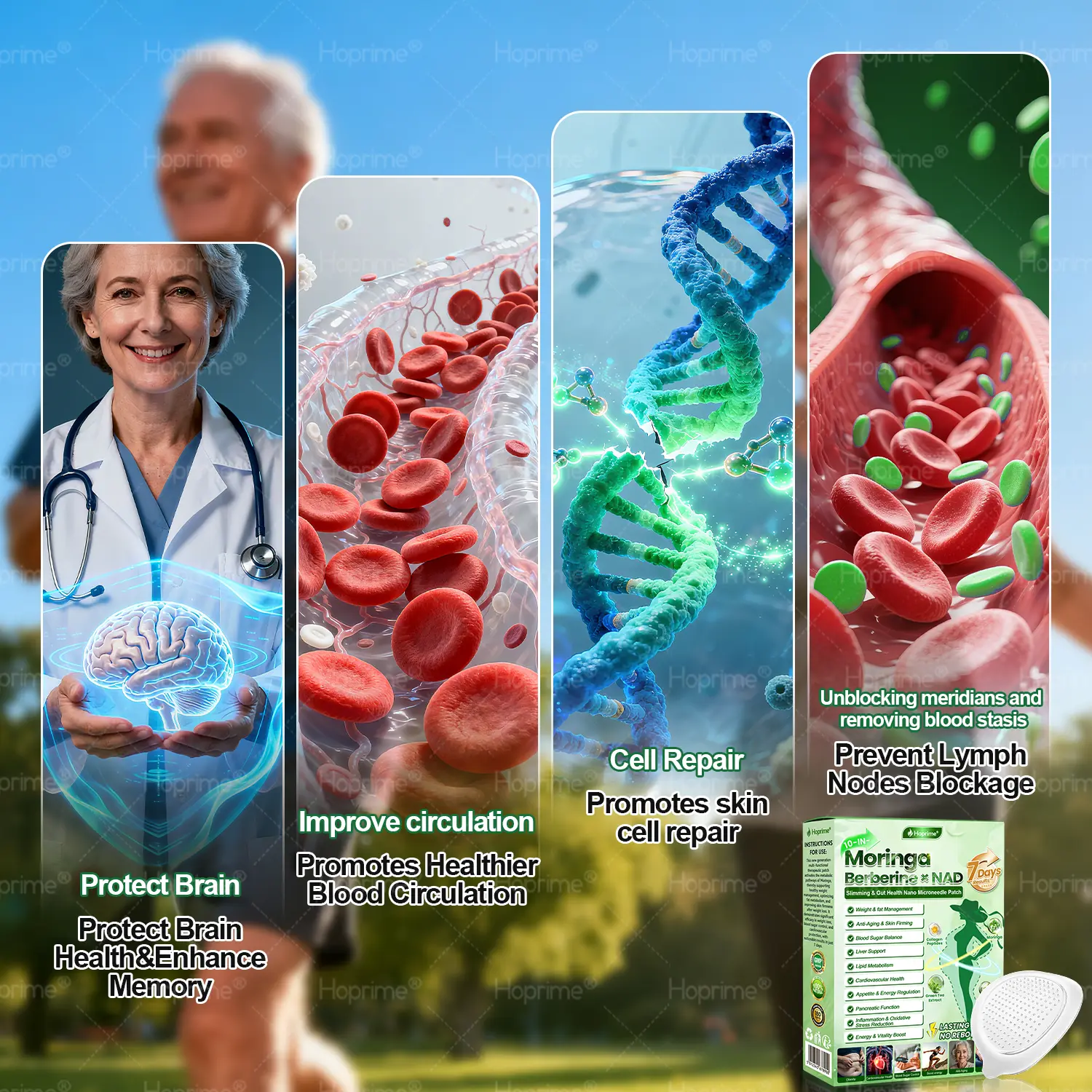 𝑴𝒐𝒓𝒊𝒏𝒈𝗮 · 𝗕𝗲𝗿𝗯𝗲𝗿𝙞𝙣𝙚 × 𝙉𝐀𝐃+ 10-en-1 Parche Avanzado de Nano Microagujas - Image 5
