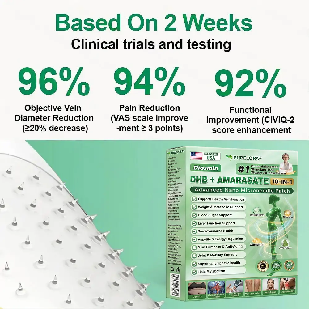 Moringa Berberine × NAD⁺ 10-in-1 Nano Microneedle Patch - Image 6