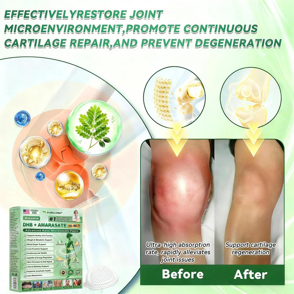 Moringa Berberine × NAD⁺ 10-in-1 Nano Microneedle Patch