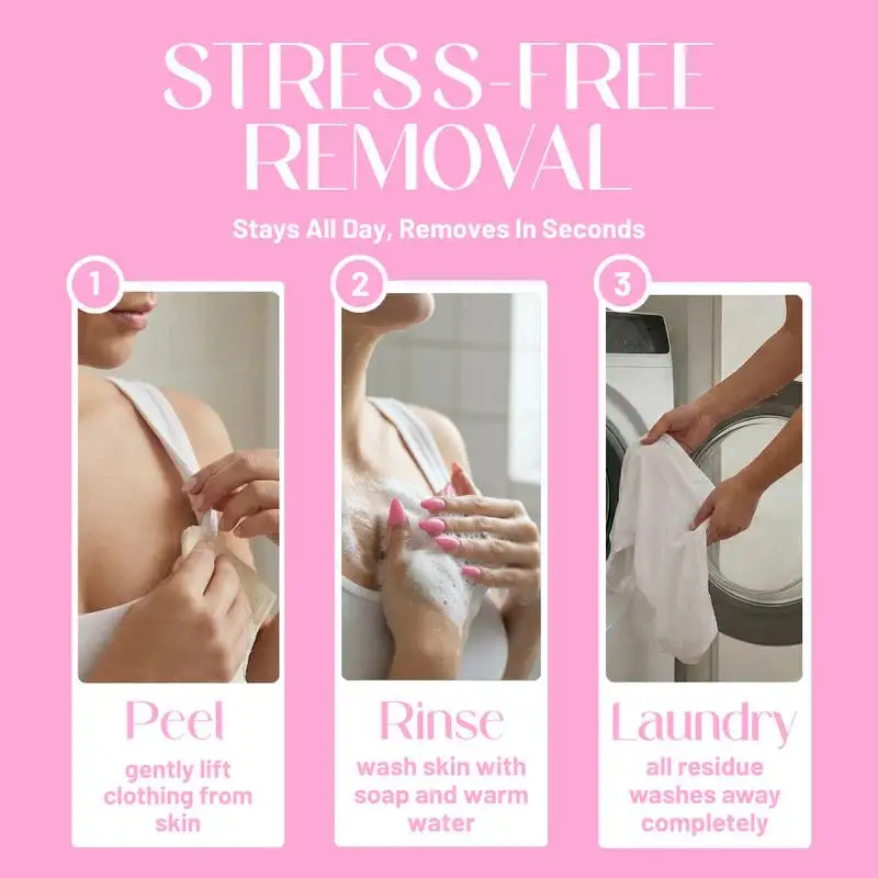 Body Adhesive All-Day Hold Sweatproof & Invisible Fit - Image 4