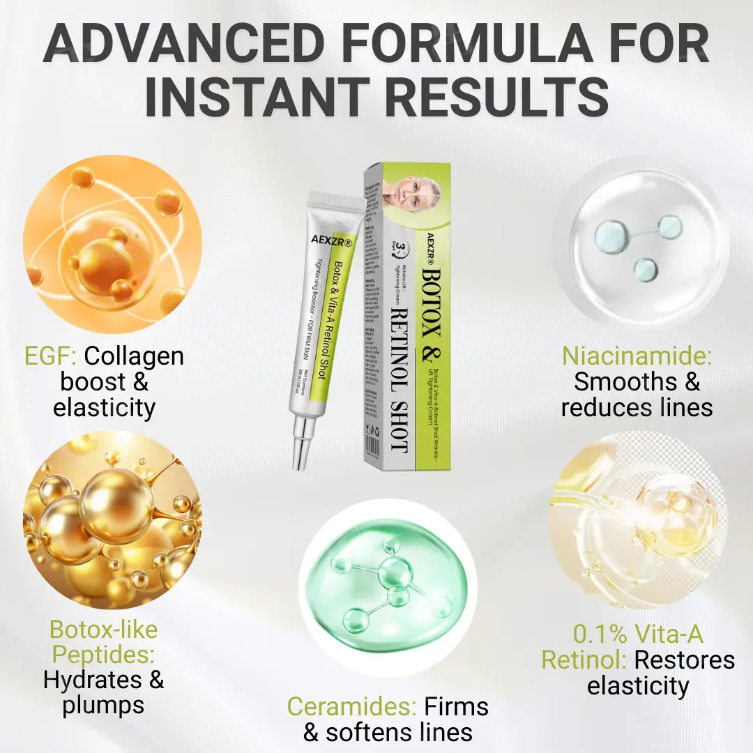 Botox & Vita-A Retinol Shot Wrinkle - Lift Tightening Cream - Image 5
