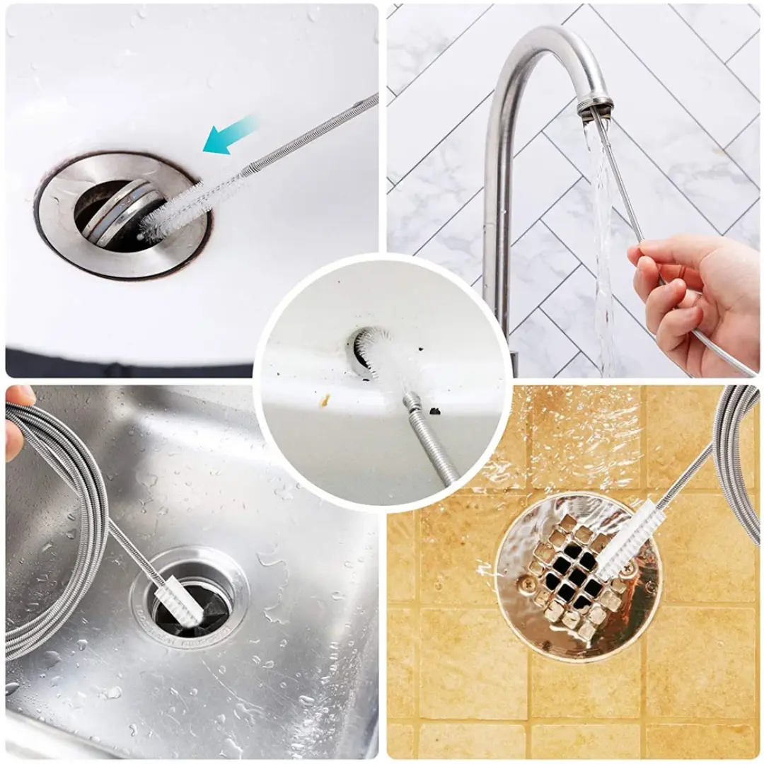 Car Drain Dredge Cleaning Scrub Brush - Image 5