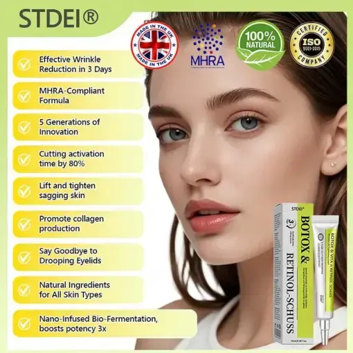 BOTOX & VITA A RETINOL SHOT Wrinkle Lift Tightening Cream - Image 3