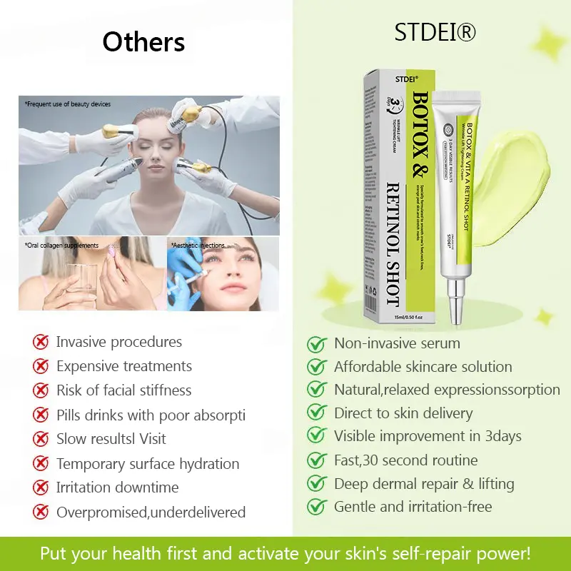 BOTOX & VITA A RETINOL SHOT Wrinkle Lift Tightening Cream - Image 48