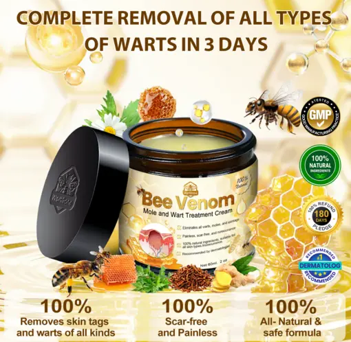 Bee Venom Mole and Wart Treatment Cream